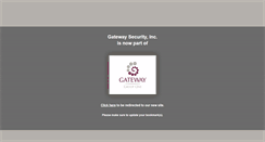 Desktop Screenshot of gatewaysecurity.com